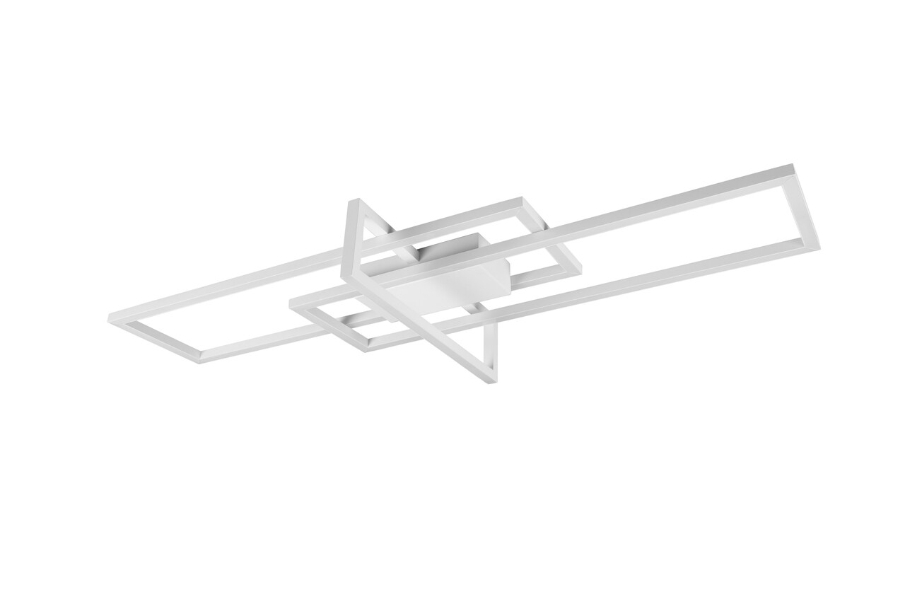 Plafoniera Salinas, TRIO, 100x40x11.5 cm, 34W, 1x SMD, metal, alb mat - imagine 4